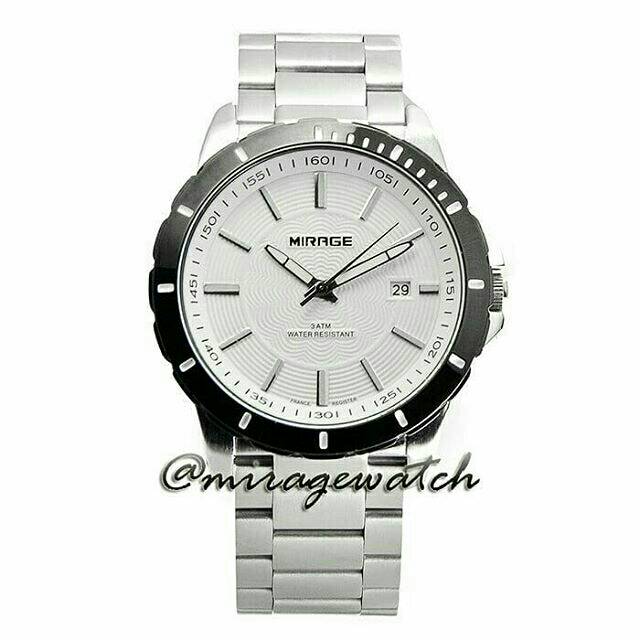 Jam tangan mirage rantai silver original