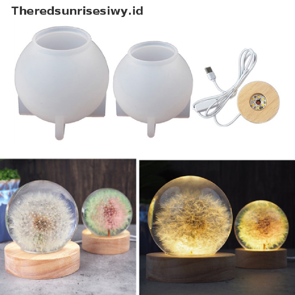 # Alat Rumah Tangga # Cetakan Bola Kristal Led Bahan Silikon