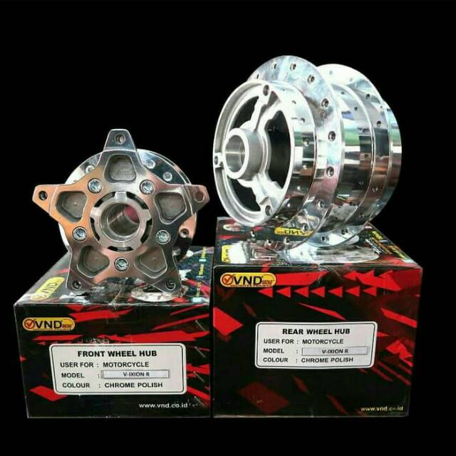 Tromol set Vixion R/R15 V3 VND Original Crome polish