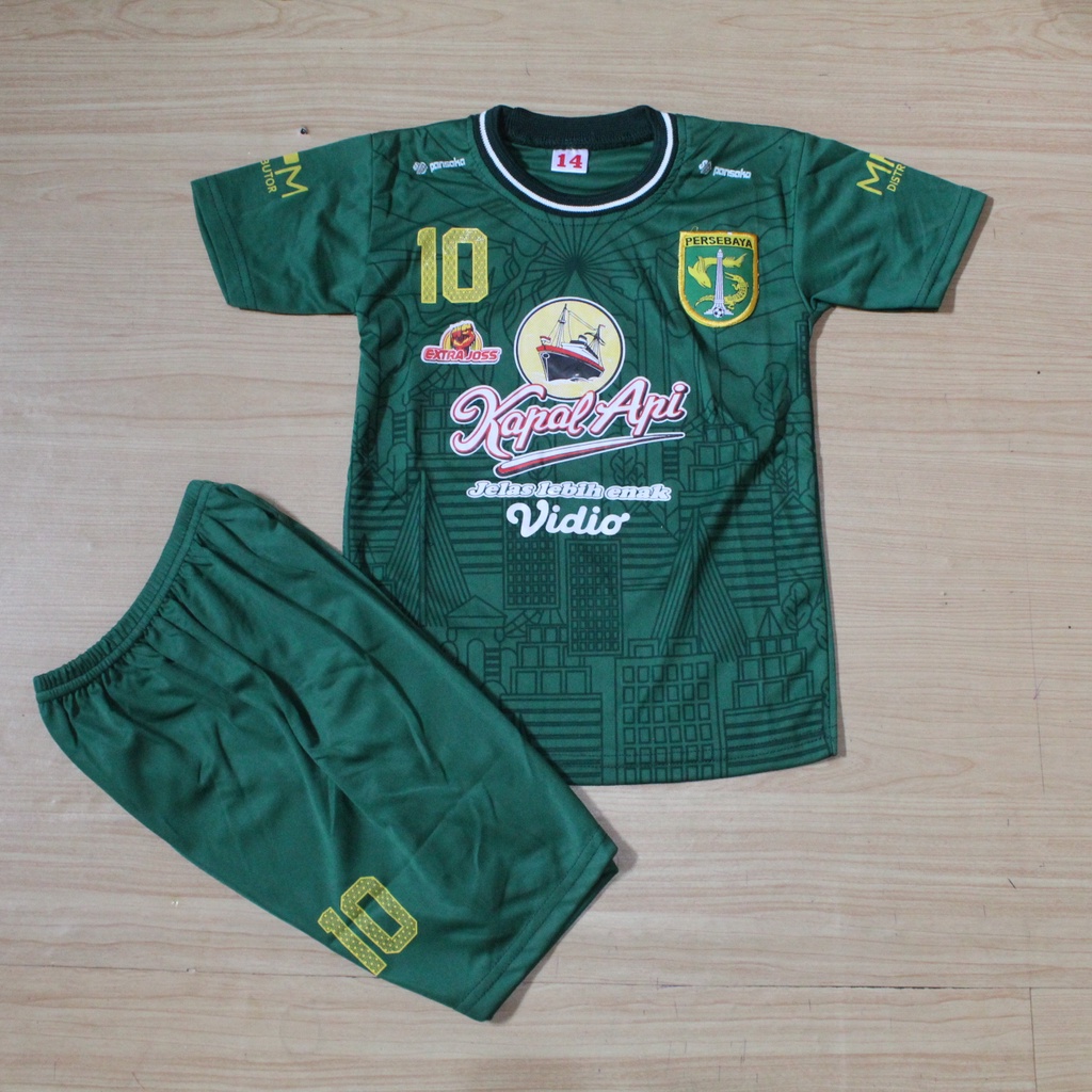 setelan baju bola persebaya setelan baju futsal baju persebaya murah