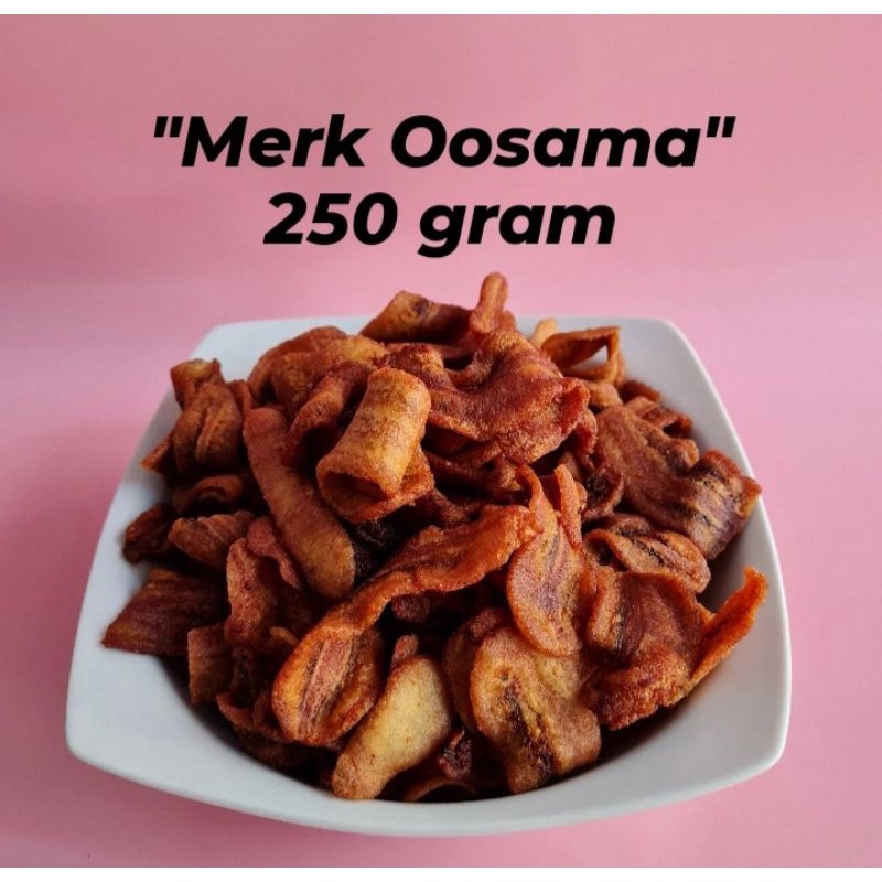 

Kripik Sale Pisang Kering 250gram / Keripik Sale Pisang Kering 250 gram / Jajanan Kiloan Oleh-Oleh Camilan