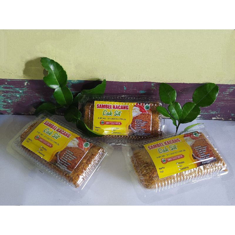 

Sambal Kacang/Sambel pecel "Cak Sit" Khas karisidenan Madiun 250 Gram