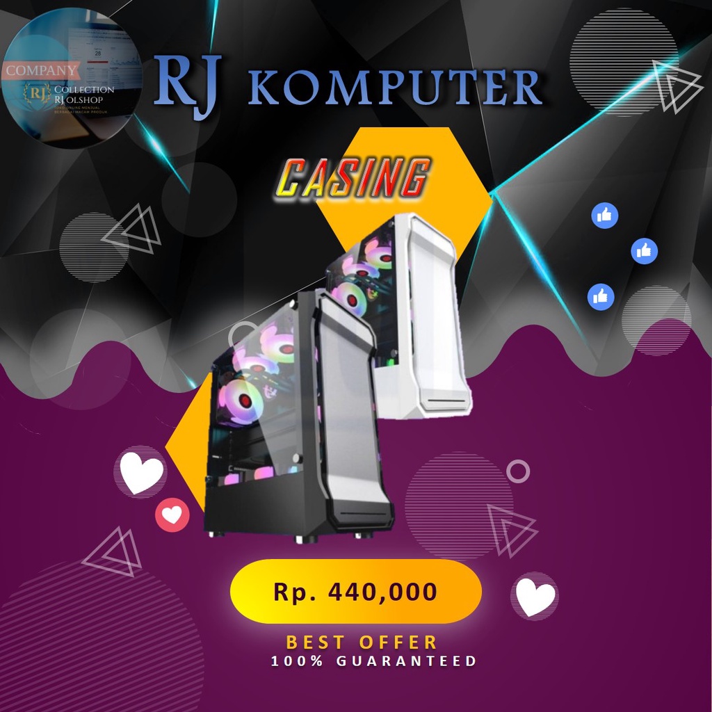 CASING GAMING SIMBADDA BATTLEGROUND 12 - CASE GAMING SIMBADDA - Putih