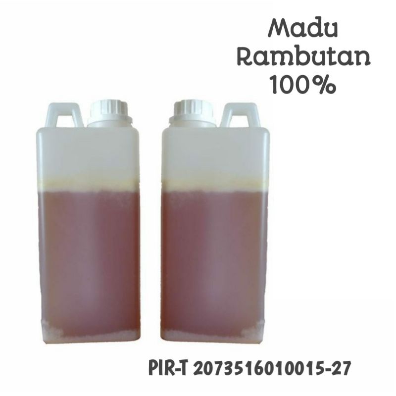 Madu Rambutan Murni Asli Pure Raw honey mentah