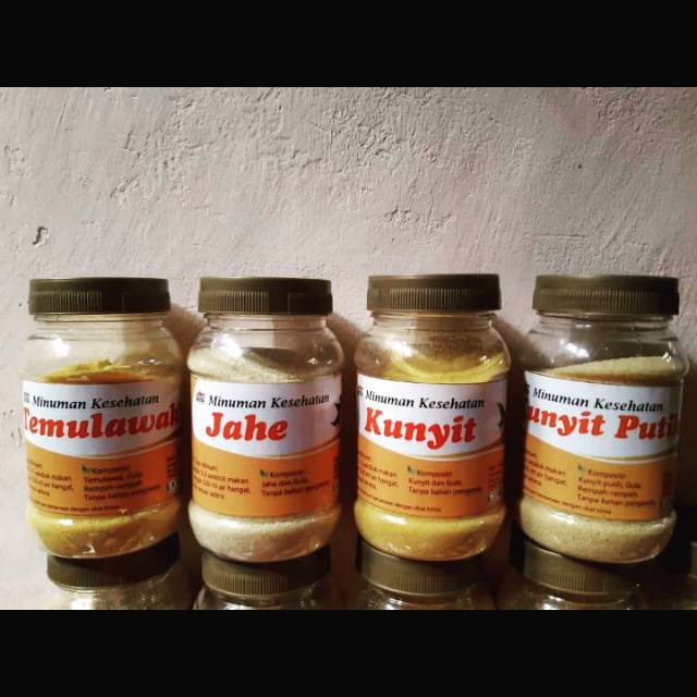 

Minuman Kesehatan alami dalam bentuk serbuk halus dari rempah-rempah alami. Berat 160gram