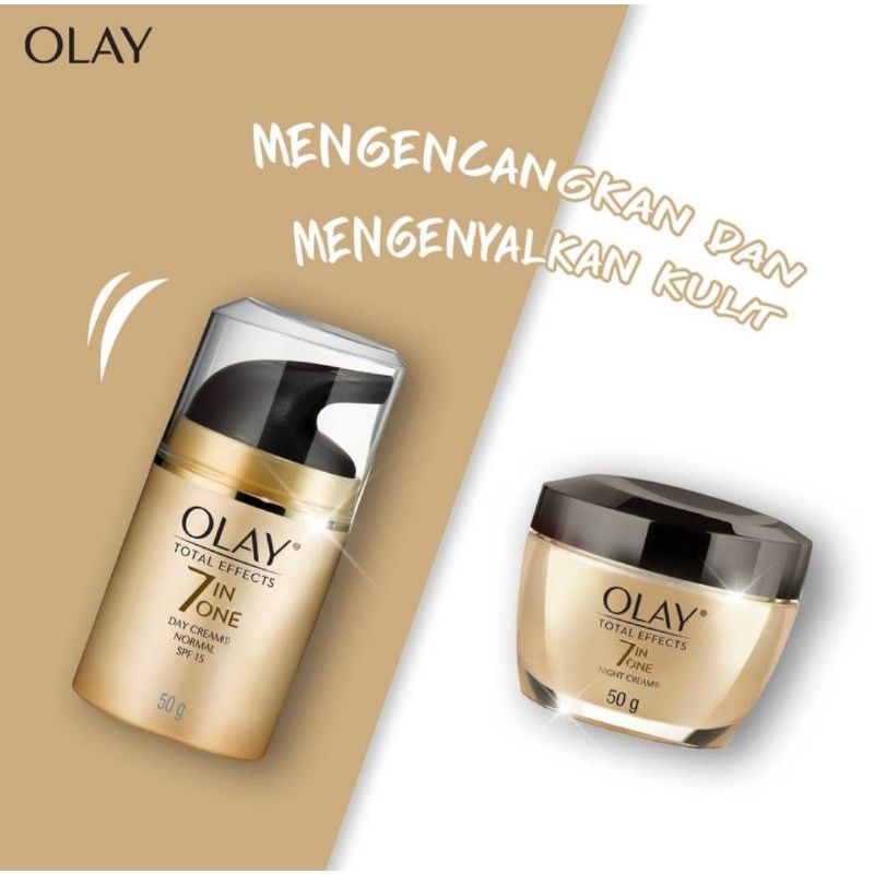 OLAY Total Effects 7 in One Day Cream Gentle Krim Pelembab 50g EXP 2024-2025