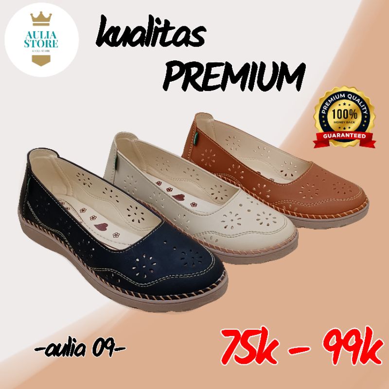 sepatu flat kickers wanita big size jumbo 41_45 Au.09