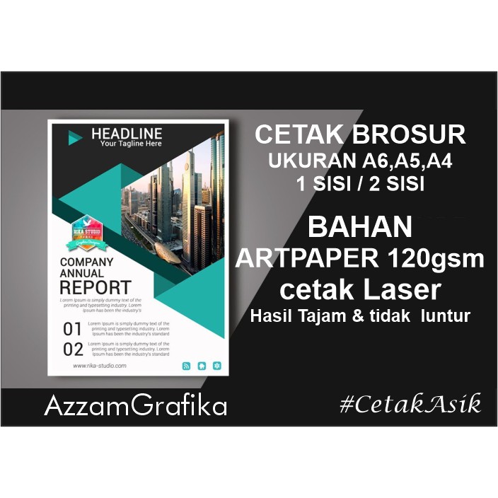 

Cetak Brosur Murah A6,A5,A4 Fullcolor