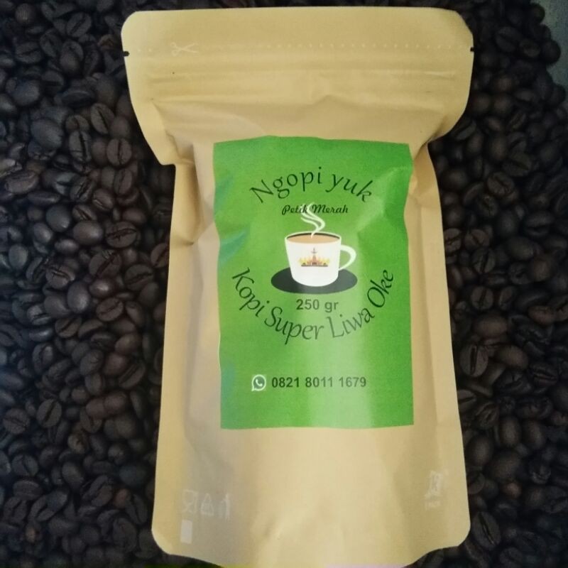 

kopi lampung barat. ROBUSTA 100%murni kopi super liwa oke.petik merah COFFEE oke