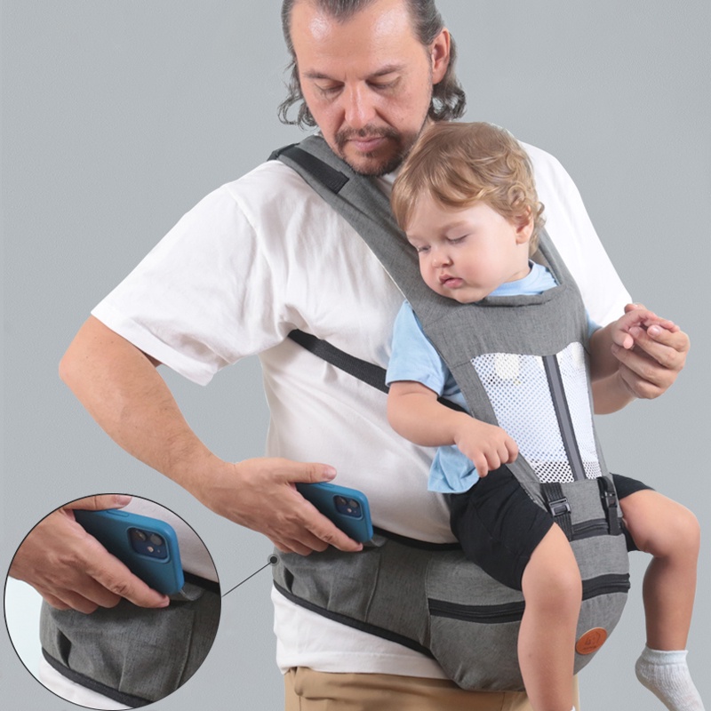 BLINGO BLBD02 Gendongan Bayi Hipseat Baby Carrier Gendongan Bayi Depan