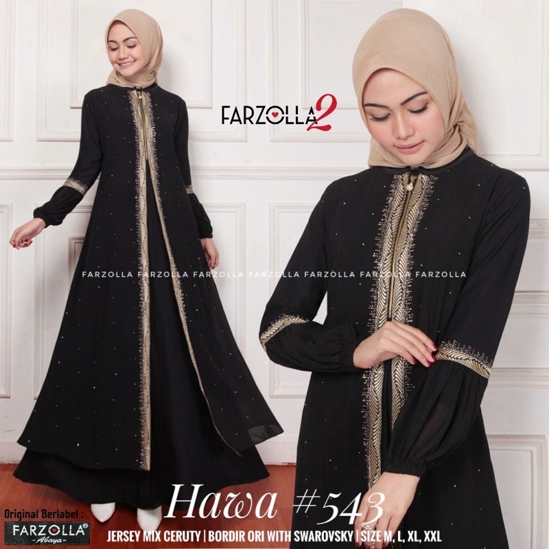 Gamis Turkey 1810 Hawa #543 Busui Dress By Original Mega Store Farzolla 2 Longdress Busana Muslimah