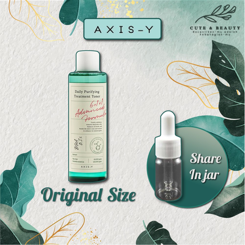 AXIS-Y Daily Purifying Treatment Toner share in jar