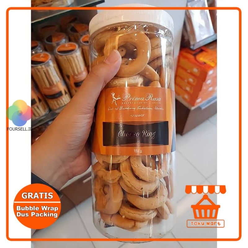 Prima Rasa - Soes Ring Keju / Finger Cincin Kemasan Tabung (PACKING AMAN) - Primarasa Bandung Oleh O