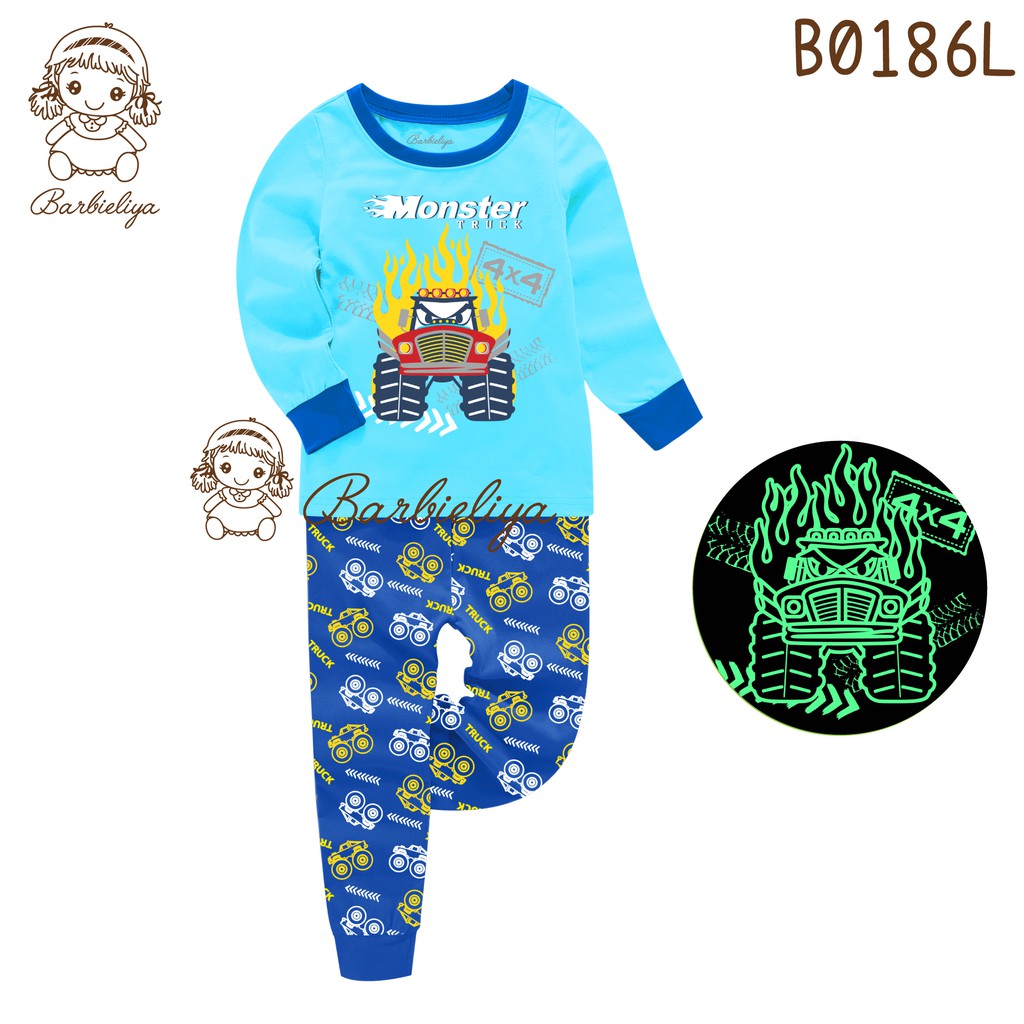 8thn-12thn SETELAN/BAJU TIDUR/PIYAMA BARBIELIYA ANAK LAKI-LAKI SKU0018