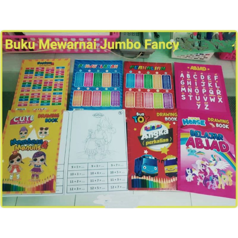 

Buku Mewarnai Anak Size 15x27 cm