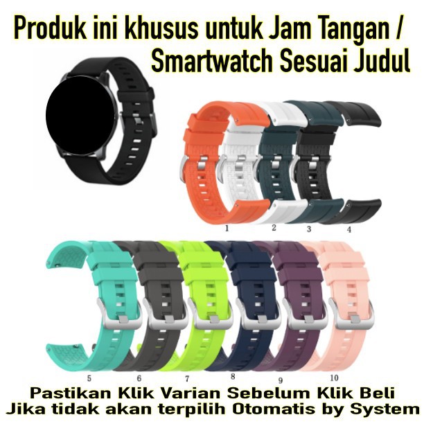 XLF Tali Jam Tangan Strap Lemfo LF26 - Rubber Silikon Warna Warni