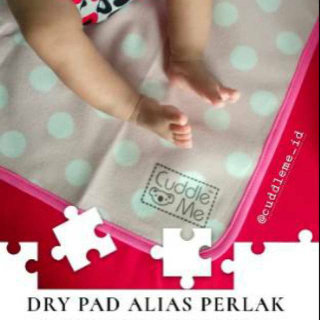 Drypad cuddle me Perlak bayi adem tanpa suara gemerisik Travel pad lebih tebal dari wonderpad