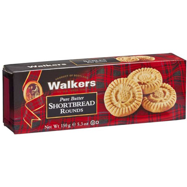 

Walkers - Shortbread Rounds Pure Butter 150gr (Biskuit Scotland)