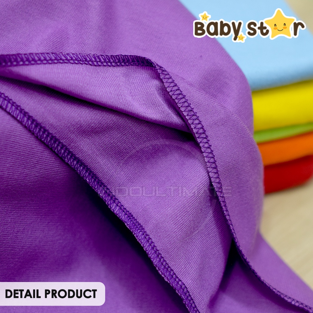 3PCS Bedong Bayi Rainbow Pastel BCS-9103 BCS-8103 Bedong Bayi Baru Lahir BABY STAR (STANDARD) Bedong Bayi Jumbo Pelangi Selimut Kain Warna Pelangi Alas Tidur Bayi Perlengkapan Bayi Newborn