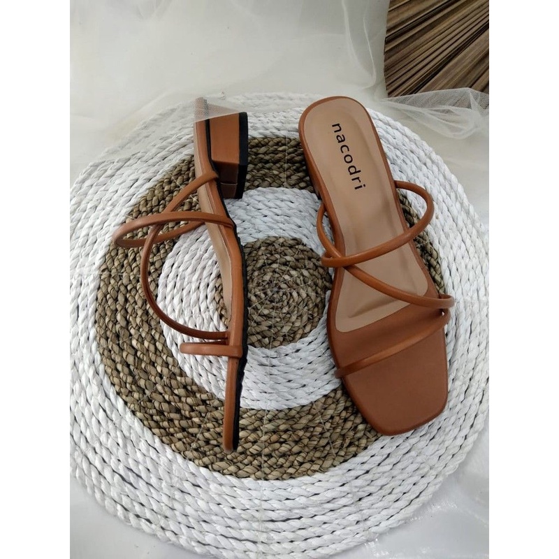 NACODRI - FREYA sandal tali wanita heels 3cm