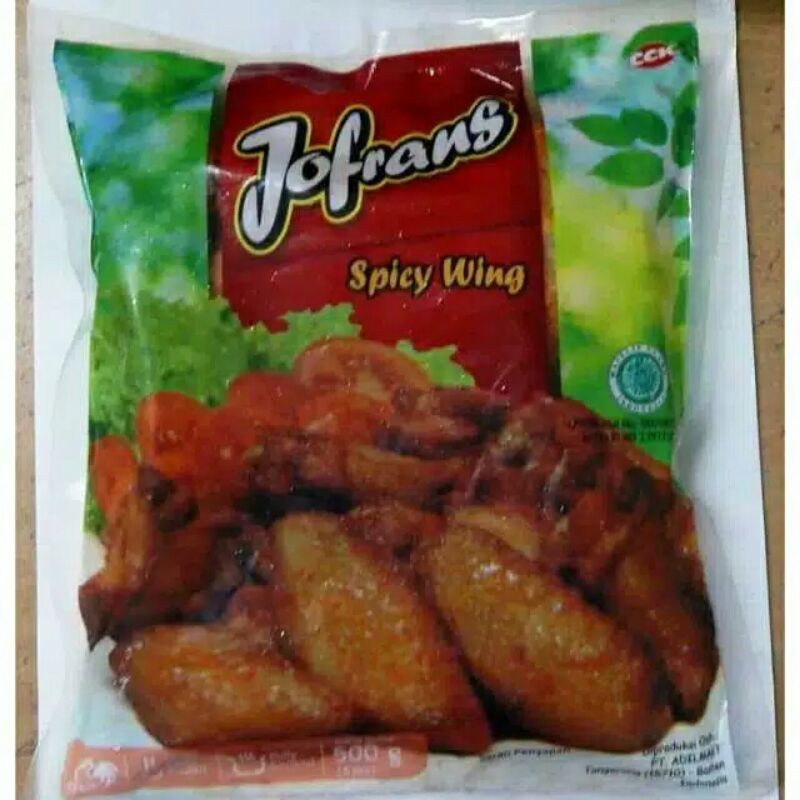 

Jofrans Spicy Wings 500gram - Sayap Ayam Berbumbu