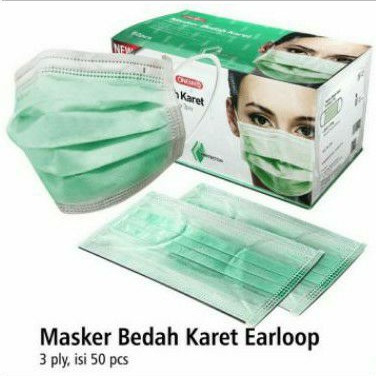 Masker Bedah Earloop Onemed. masker medis