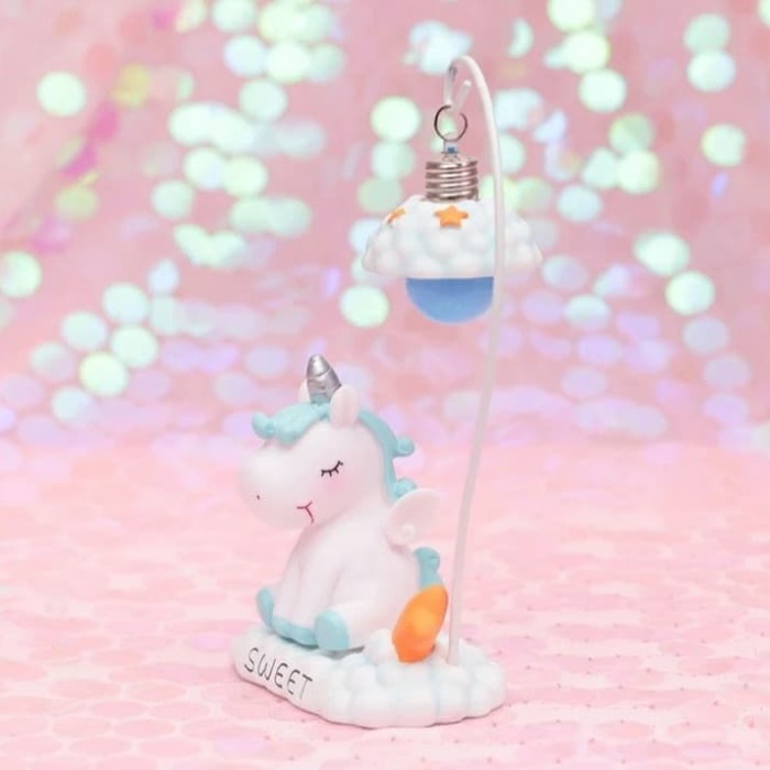 ELEKTRONIK LAMPU LAMPU HIAS LED LAMPU AWAN UNICORN RESIN/RESIN UNICORN