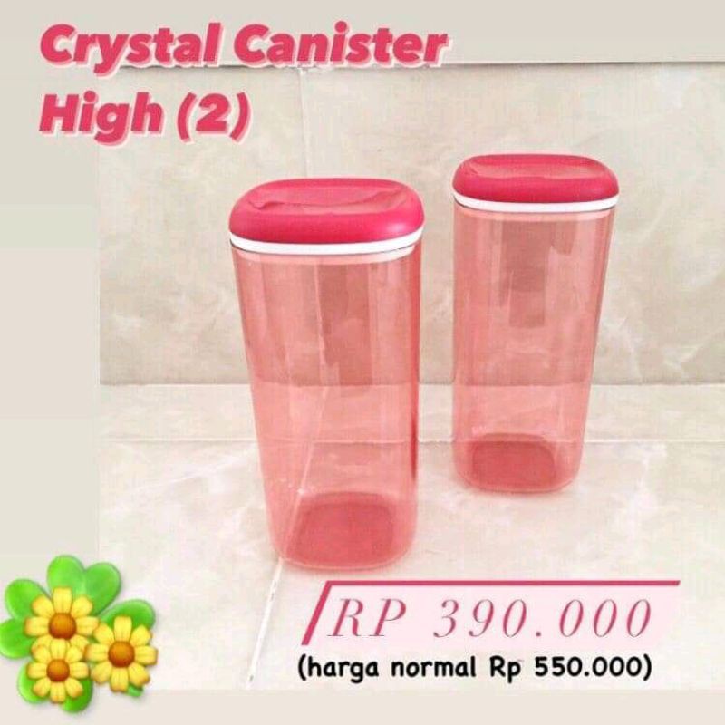 Toples Crystal Canister