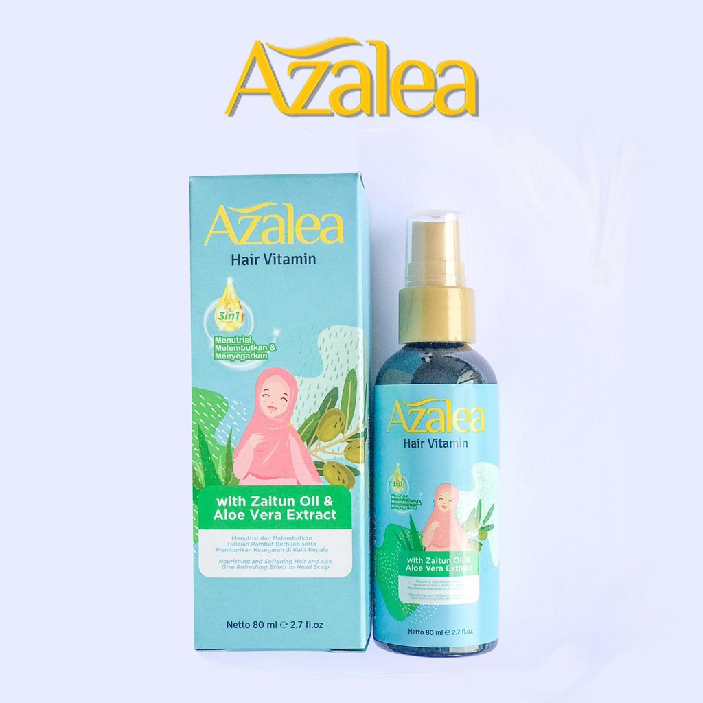 ⭐ BAGUS ⭐ AZALEA HAIR HIJAB MIST / VITAMIN 80ML | Penyegar Rambut