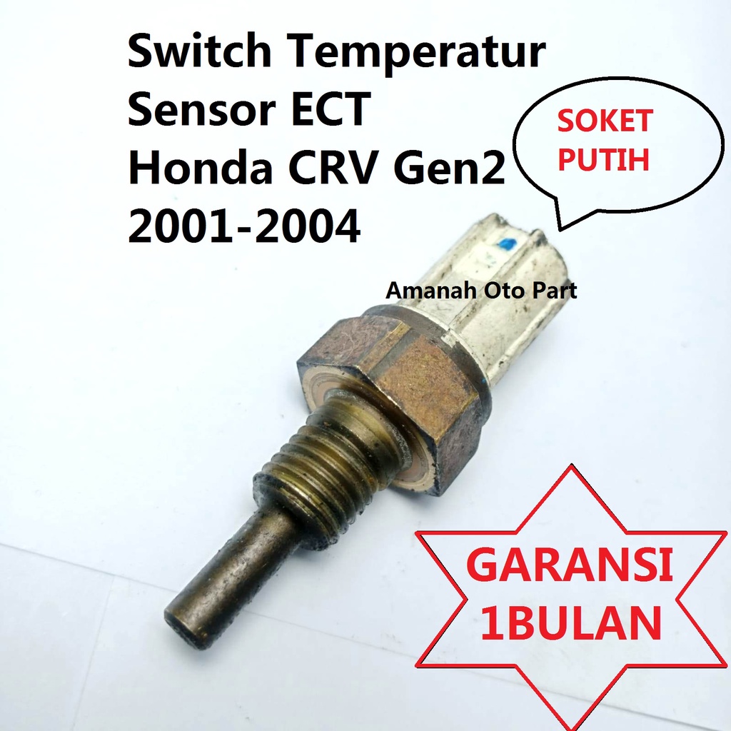 Switch Temperatur Sensor ECT Honda CRV STREAM ACCORD SUHU SOKET PUTIH Copoton original asli ori s9a k20 k24