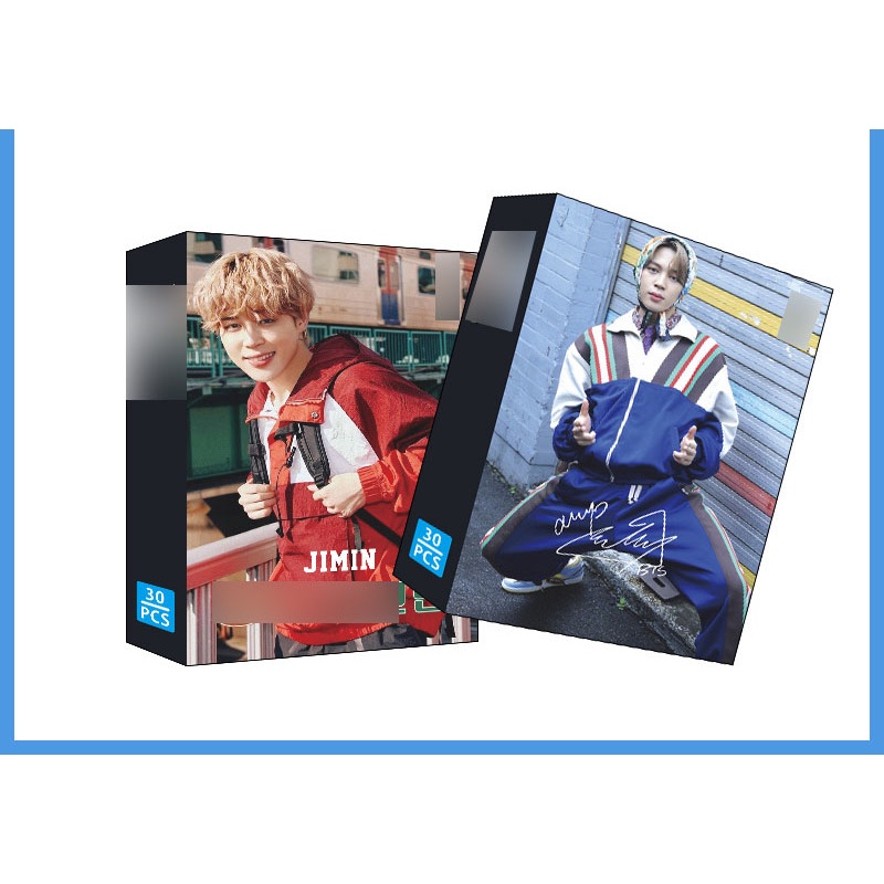 30pcs / Kotak Kartu Pos LOMO BTS Jimin jk BP Photpcard