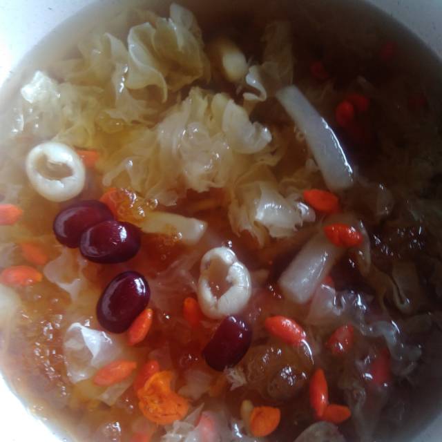 Peach gum dessert (sudah matang) 300ml/cup