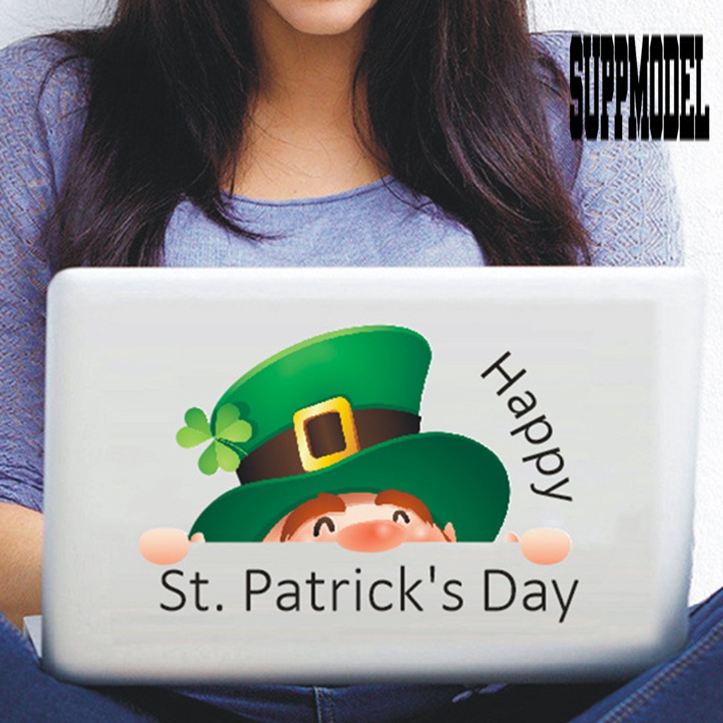 Stiker Jendela Mobil Motif Tulisan Happy St Patricks Day DIY