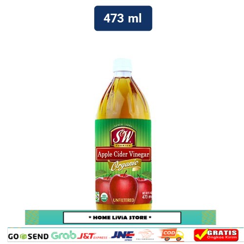 

Sw Apple Cider Vinegar Organic Unfiltered 473 ml