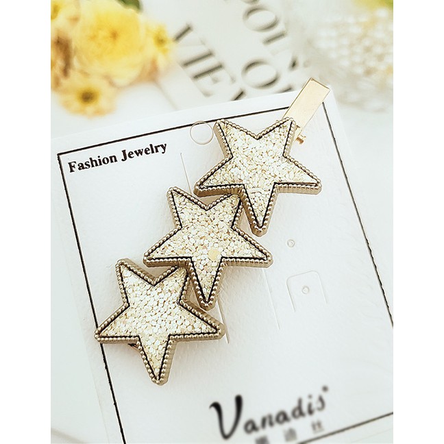 LRC Jepit Rambut Fashion Starfish Alloy Hair Clip Set F6201X