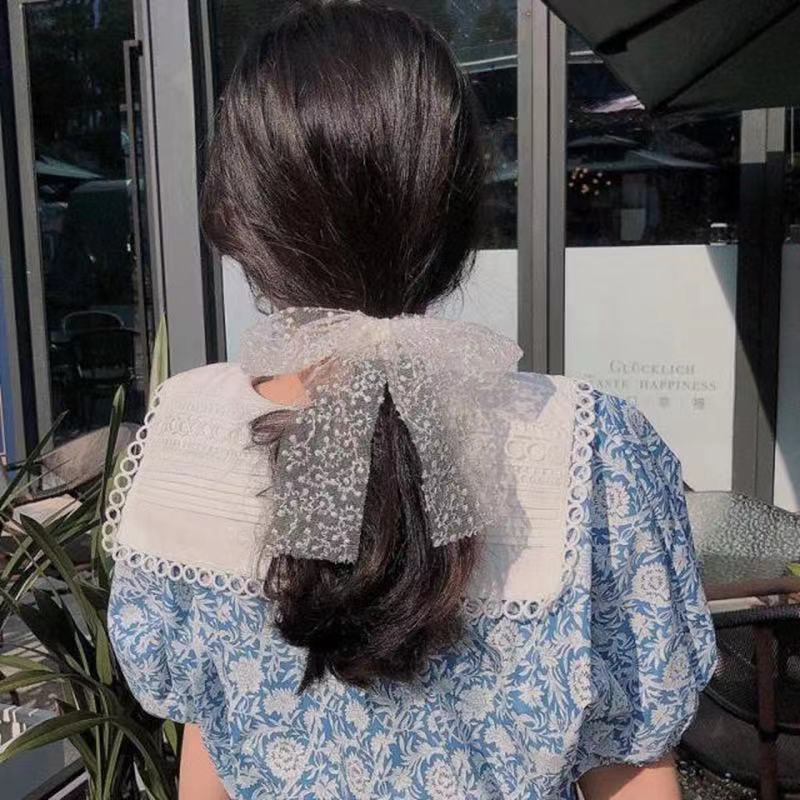 (Hello Girl)F16 Ikat Kepala Pita Renda Wanita Import