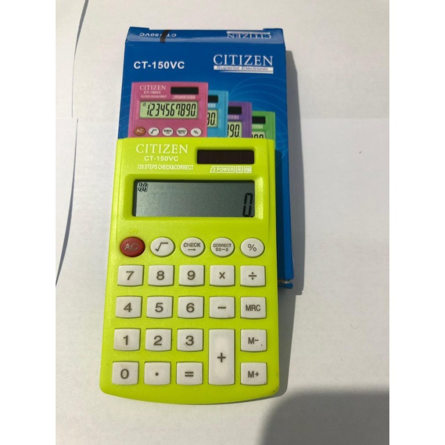 Kalkulator Saku 10 Digit Citizen CT 150V Mini Check N Correct | cunvalla