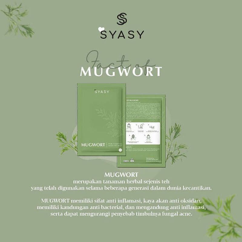 FACE MASK SYASY.ID | MASKER SYASY | MUGWORT