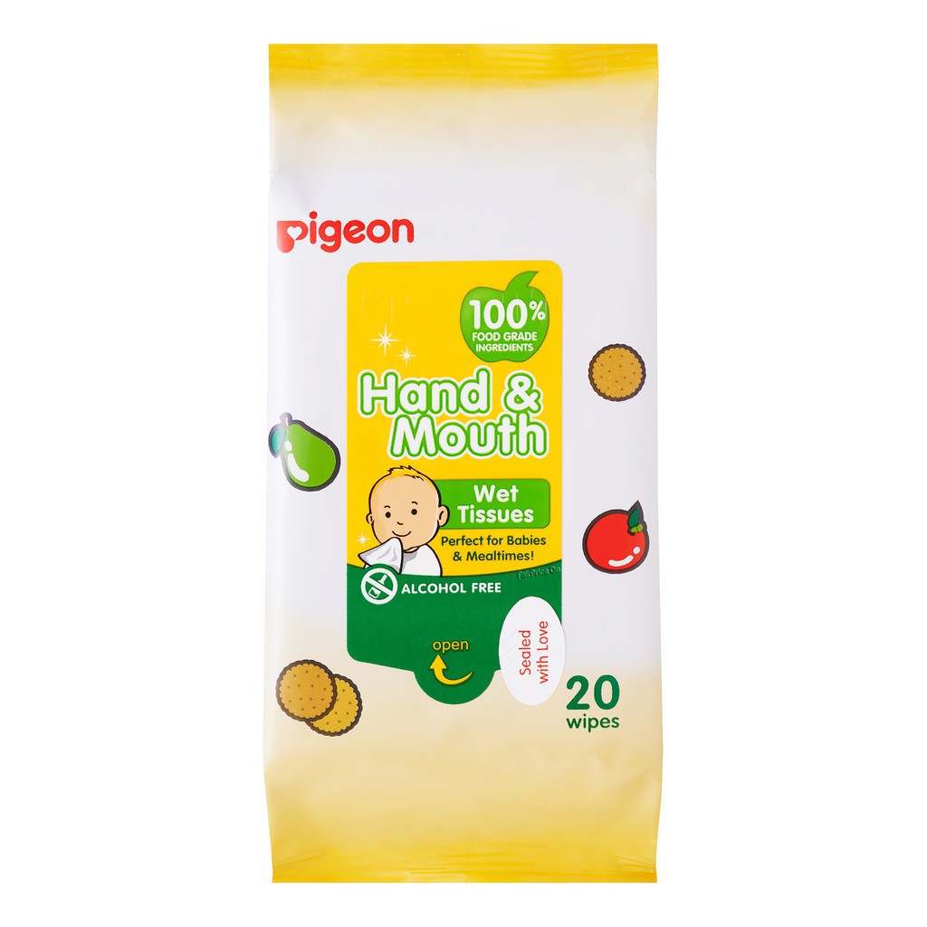 PIGEON BABY WIPES HAND AND MOUTH / TISSUE BASAH / PIGEON