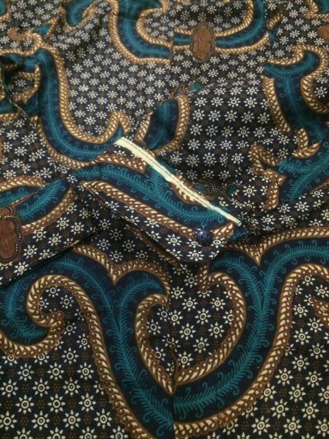Bswart Batik Hrb026 Kenongo Hem Pendek Padi Pekalongan M L Xl Batik Pria Murah Modern Grosir