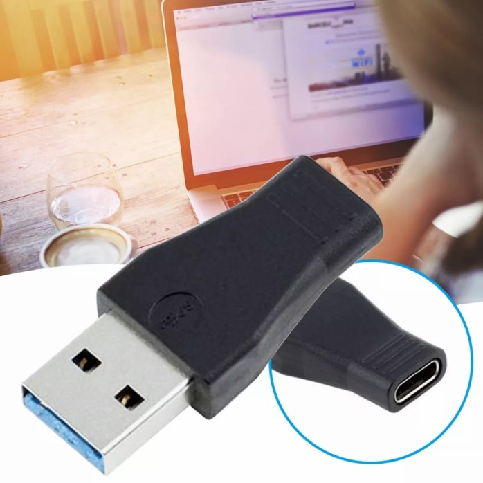 Usb type A to usb type C 3.0 adapter converter charger kabel data