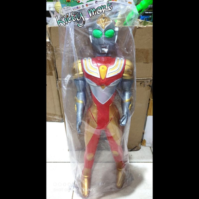 MAINAN ROBOT ACTION FIGURE ULTRAMAN JUMBO BESAR BISA NYALA