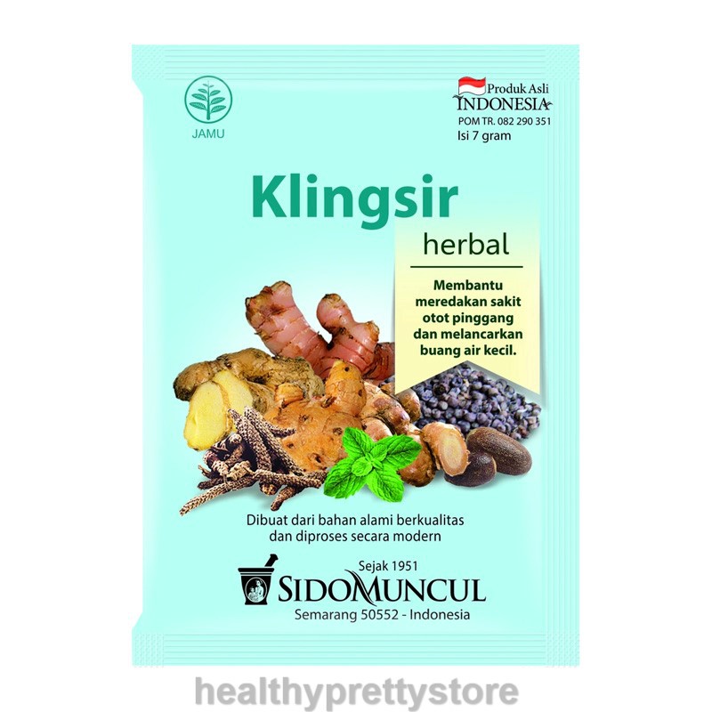 

Sidomuncul Jamu Serbuk Klingsir (50s @7gr)