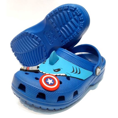 Crocs Anak Anak Shark / Crocs anak Fun lab sharks / shark tanduk