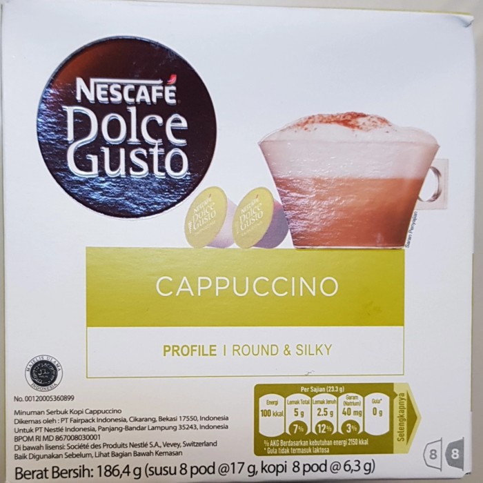 

Kopi - Nescafe Dolce Gusto Cappuccino 1 Box