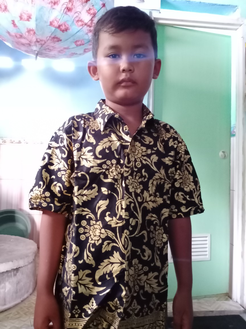 Batik Couple Keluarga Sania Ruffle Ori Ndoro Jowi Dnt