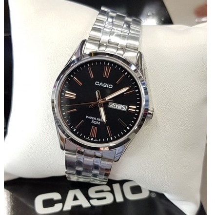 [ PROMO ] Jam Tangan Pria Casio Analog MTP-1335D-1A2 / MTP1335D Strap Stainless Steel Original Garan