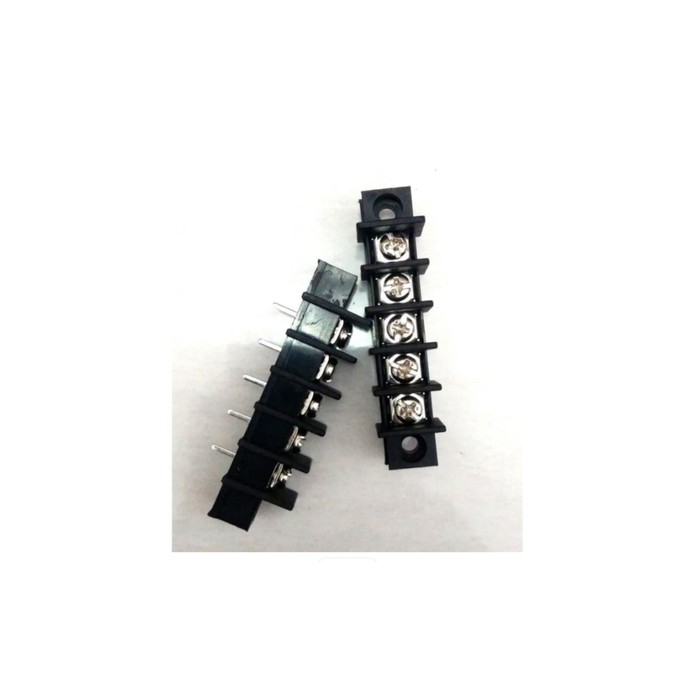 Terminal Block Hitam 5P PCB 5 P KF45 5 Pin KF 45 With Ears Kuping 9.5mm 9.5 mm blok