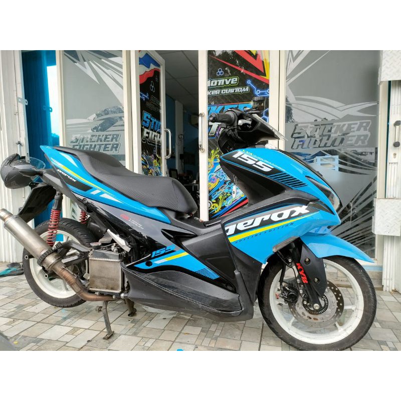 Striping Aerox 155 Old Transparan Custom Malaysia