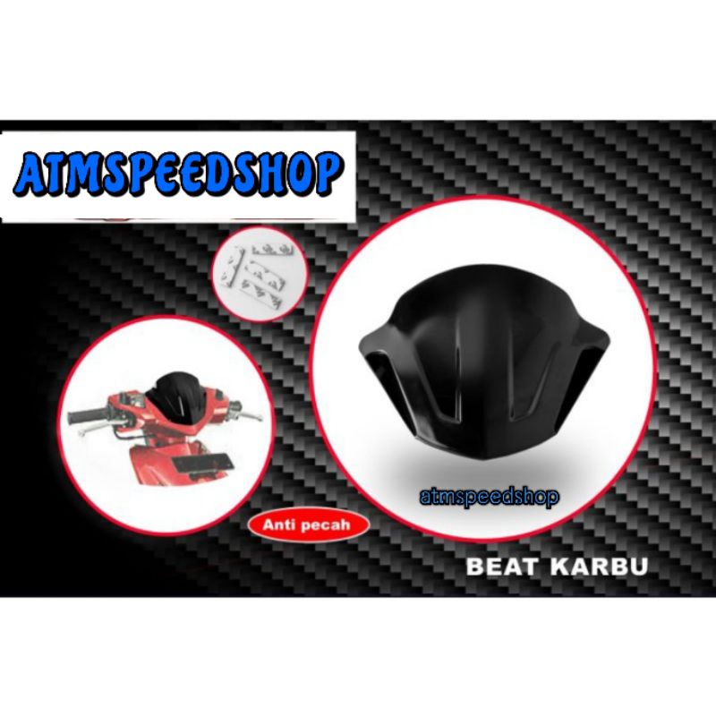 Visor Beat Karbu Visor Beat Carbu Visor Beat Old Visor Beat lama